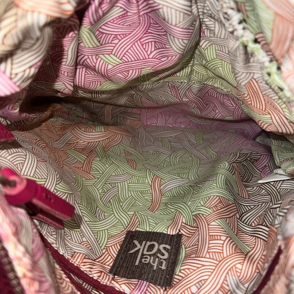 The Sak Fuchsia Leather Crossbody Bag - Picture 5 of 5